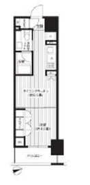 レジディア新御徒町 1402 間取り図