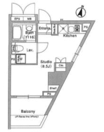 コンフォリア文京春日 606 間取り図