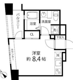 レニール本駒込 303 間取り図