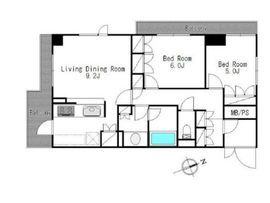 フレアコート駒場 403 間取り図