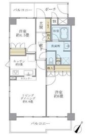 アールヴェール小石川 2階 間取り図