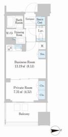 シティタワー銀座東 3階 間取り図