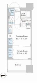 シティタワー銀座東 3階 間取り図