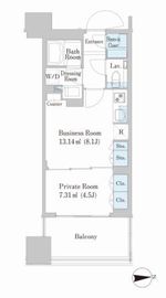 シティタワー銀座東 3階 間取り図