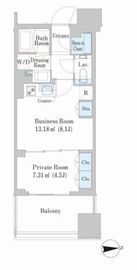 シティタワー銀座東 3階 間取り図