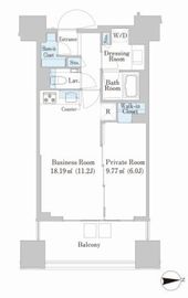 シティタワー銀座東 3階 間取り図