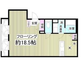 コートヤード南青山 3F1 間取り図