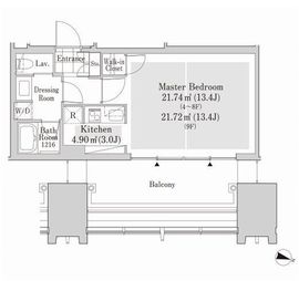 ラ・トゥール新宿アネックス 403 間取り図