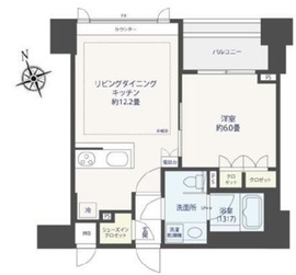 THE ROPPONGI TOKYO CLUB RESIDENCE 19階 間取り図