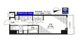 グランドコンシェルジュ新御徒町アジールコート 6階 間取り図