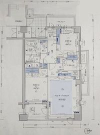 パークハウス四谷 3階 間取り図