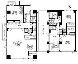 アーバンパーク代官山2 803 間取り図