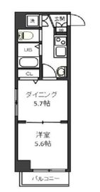 スパッジオ上野東 202 間取り図