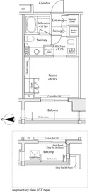 イプセ蒲田 606 間取り図