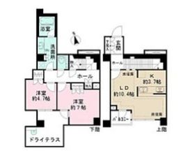 パークハウス代々木参宮橋 1階 間取り図