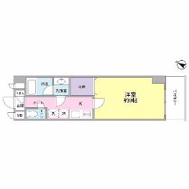 ソリッド大橋 202 間取り図