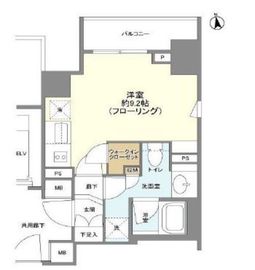 ブランズ大手町 1305 間取り図