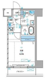 フィットエル森下 1409 間取り図