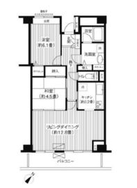 メゾン芝浦 504 間取り図