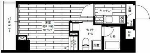 ステージファースト東大前 4階 間取り図