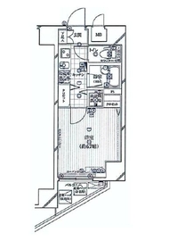 ガリシアヒルズ六本木 9階 間取り図