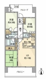 東京ソシオグランデ 3階 間取り図