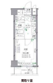 パレステュディオ渋谷ウエスト 8階 間取り図