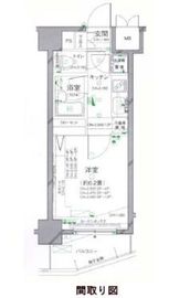 パレステュディオ渋谷ウエスト 4階 間取り図