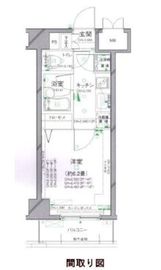 パレステュディオ渋谷ウエスト 12階 間取り図