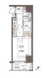 リヴシティ神田 403 間取り図