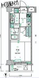 リヴシティ西早稲田 2階 間取り図