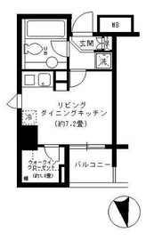 KDXレジデンス芝公園 505 間取り図