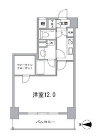 アデニウム東日本橋 8階 間取り図