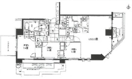 ザ・パークハウス恵比寿南 8階 間取り図