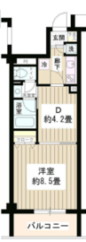エステージ六義園 101 間取り図