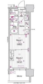 ガーラ・アヴェニュー木場 12階 間取り図