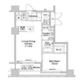 コンフォリア新川 1002 間取り図