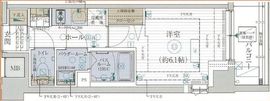 エステムプラザ品川西小山 701 間取り図