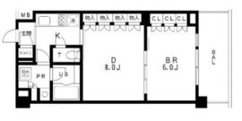 レジディア池袋 104 間取り図