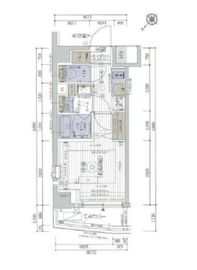 エステムプラザ品川西小山 505 間取り図