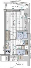 エステムプラザ品川西小山 803 間取り図