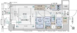 エステムプラザ品川西小山 306 間取り図