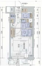 エステムプラザ品川西小山 706 間取り図