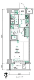 リヴシティ西早稲田 2階 間取り図