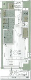 エステムプラザ品川西小山 404 間取り図