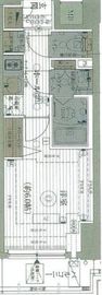 エステムプラザ品川西小山 202 間取り図