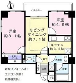 クレアール神田 9階 間取り図