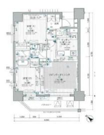 パレステージ神田 2階 間取り図