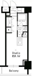 パークルージュ赤坂檜町 503 間取り図