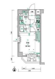 リヴシティ西早稲田 4階 間取り図